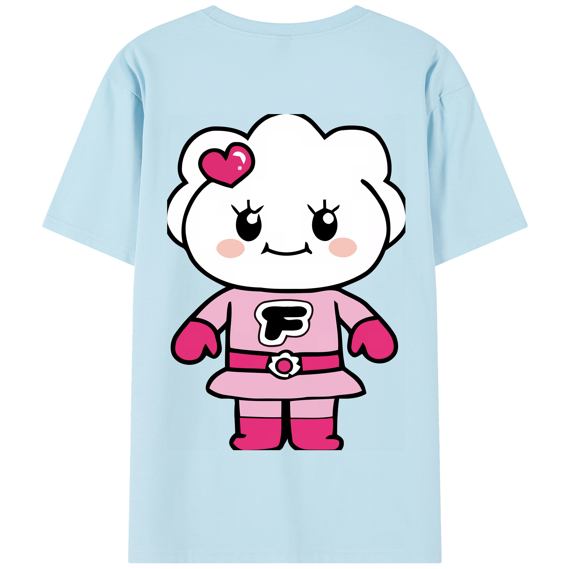 （画像用） アンパンマン Anpanman 綿100％半袖Tシャツ（背面プリント）